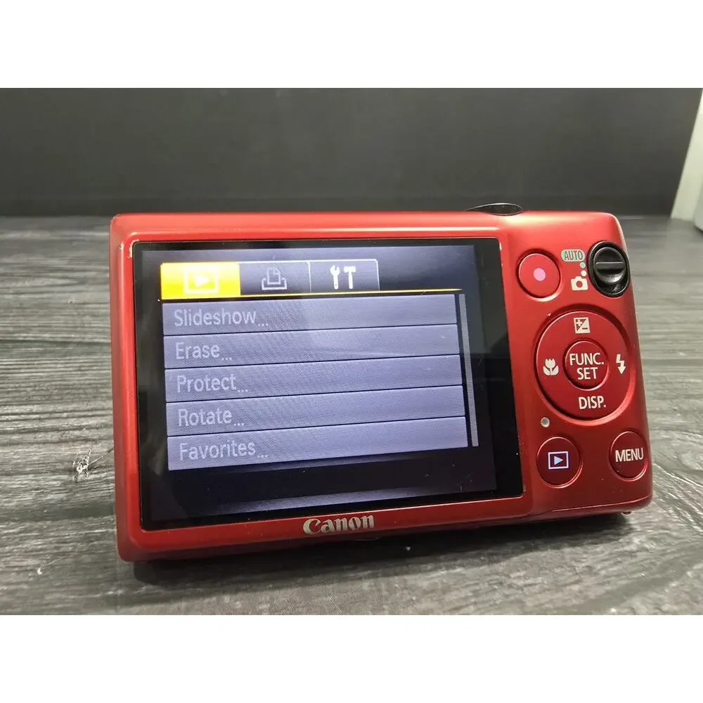 Canon PowerShot ELPH 300 HS 12.1MP Digital Camera Red Bundle CIB - Original Box